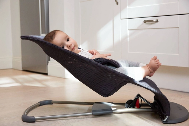 BABYBJORN - Wipstoeltje BLISS MESH - Parelroze –  Antraciet
