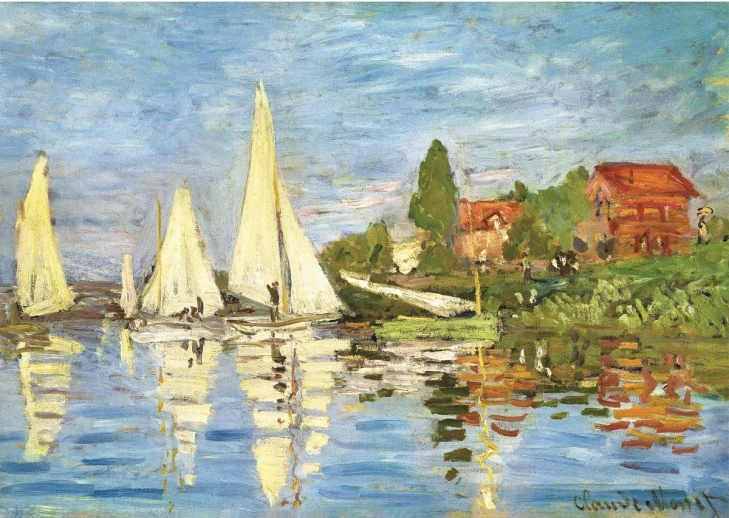 puzzel Regatta in Argenteuil 1000 stukjes