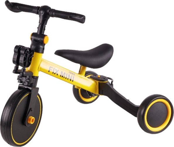 Trike Fix Mini kids’ balance bike and tricycle 3-in-1 – Yellow