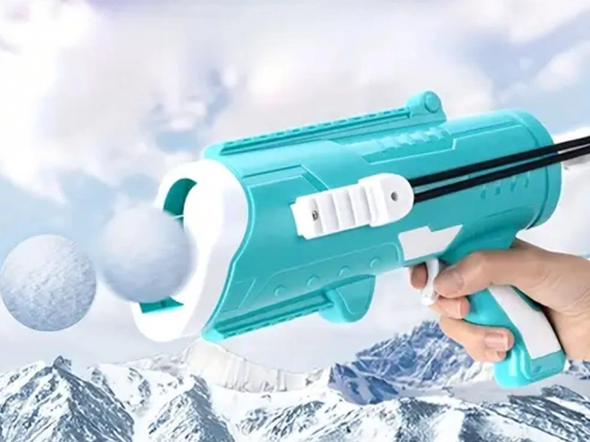 6-in-1 Set für Schneebälle mit Pistole und Formen für Kinder