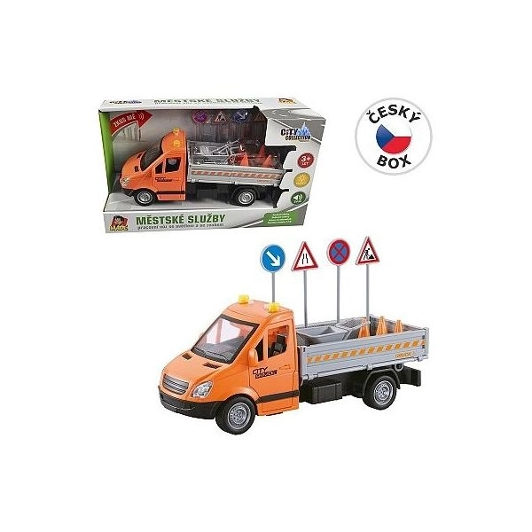 Voiture de signalisation routière