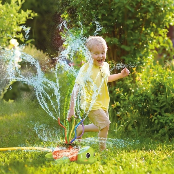 schildpad water sproeier voor tuin plastic 20x10cm in doos 25x19x24cm
