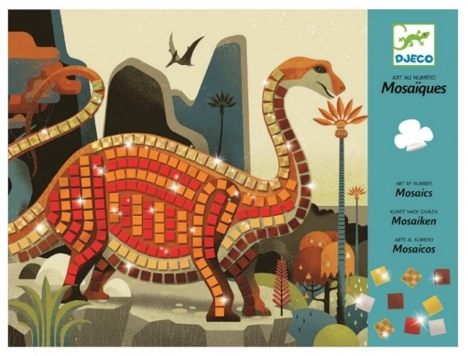 Images en Mosaïque Dinosaures par Djeco