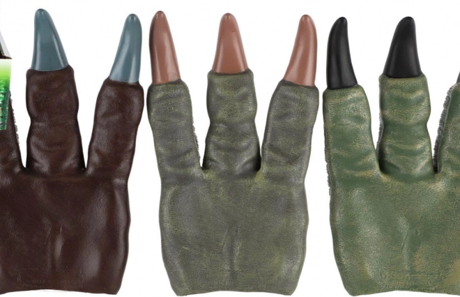 Pattes de Dino en Caoutchouc avec Griffes pour les Mains