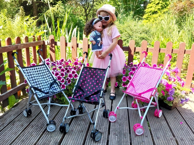 Poussette légère pliable pour poupées