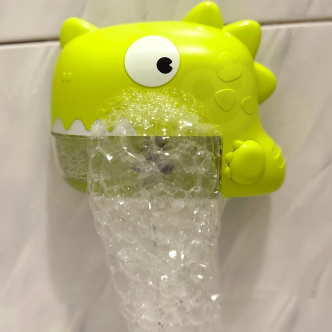 Bad speelgoed dinosaurus met bubbels groen