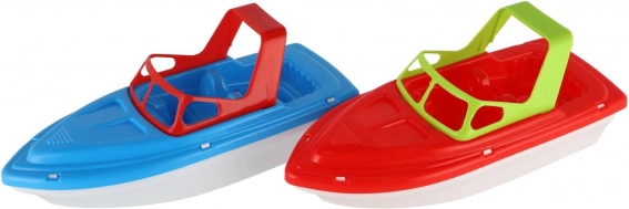 kunststof bootje voor in het water, 11 × 28 cm, 2 kleuren