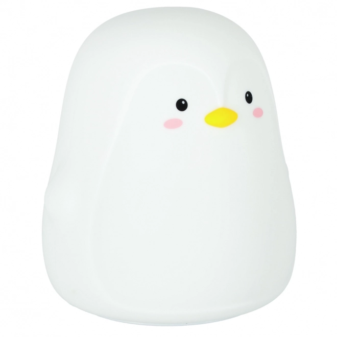 Kinder siliconen LED nachtlampje pinguïn