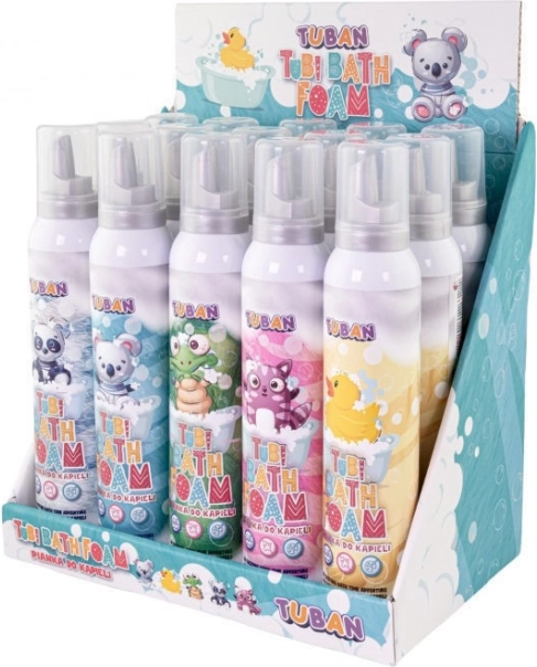 Badschuim TUBI mix kleuren 200 ml – verpakking 15 stuks