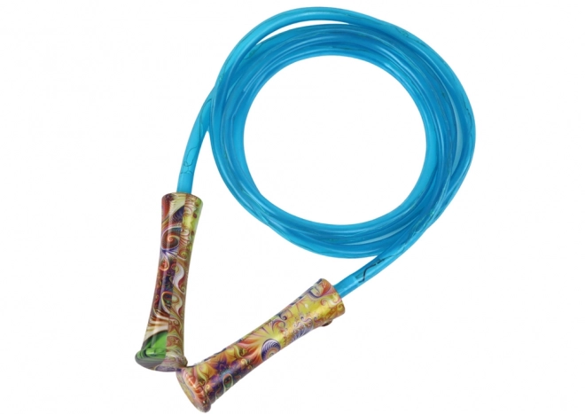 Sportset Blauw oplichtend springtouw 2,1M