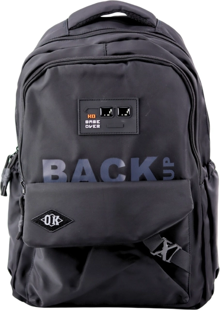 Sac à dos scolaire urbain noir 23L