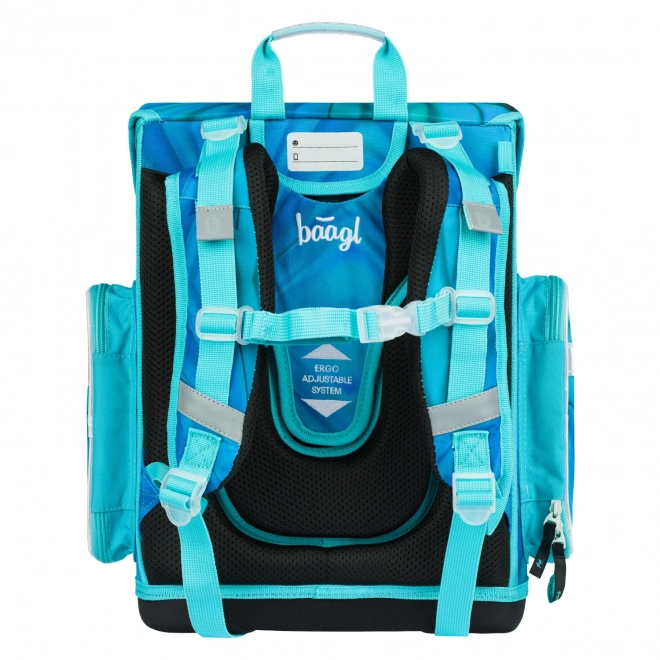 BAAGL SET 3 Ergo Butterfly: schooltas, etui, tasje