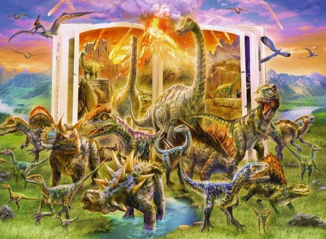 RAVENSBURGER Puzzle Encyclopédie des dinosaures XXL 300 pièces
