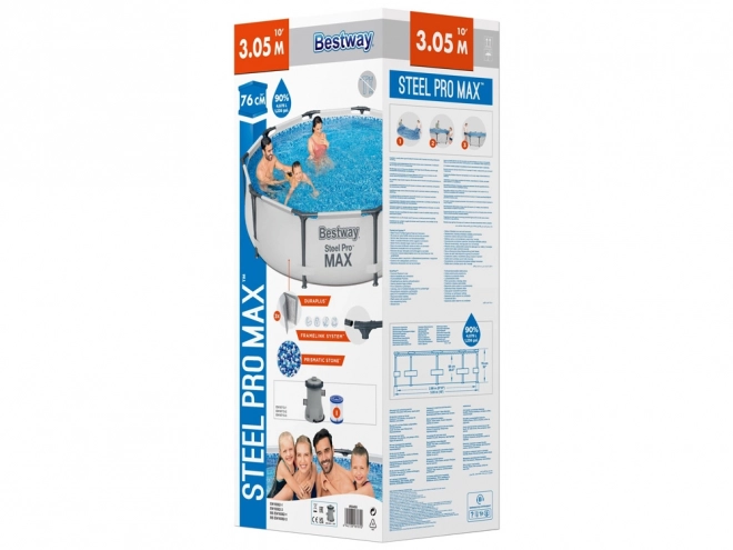 Bestway ronde frame zwembad 305x76 cm
