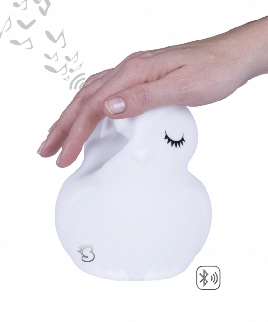 Color Changing Silicone Night Light with Bluetooth Speaker - Owl Companion