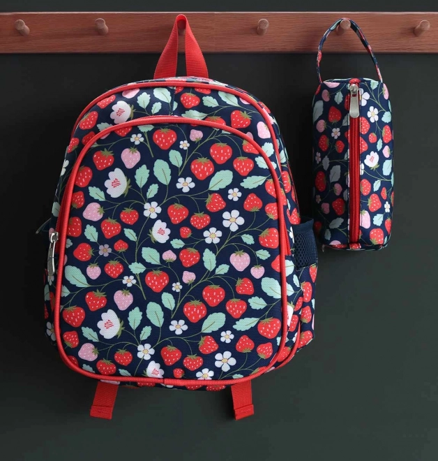 A Little Lovely Company Kindergartenrucksack – Erdbeeren