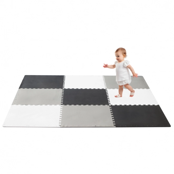 KIK Puzzelmat Grijstinten met Randen III. (58x58)