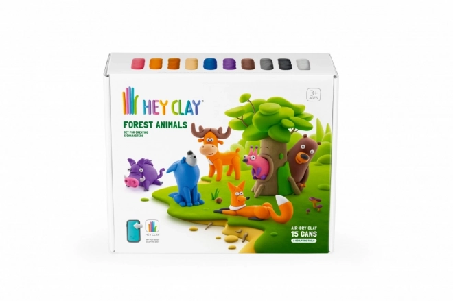 Hey Clay plasticine set Bosdieren