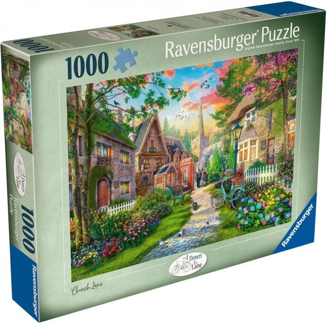 RAVENSBURGER Puzzle Promenade dans la ruelle campagnarde 1000 pièces