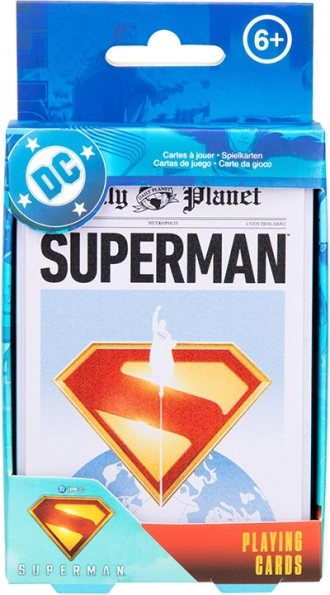Speelkaarten Superman in een blikje