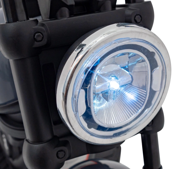Motorrad Chopper FASTER – Grau