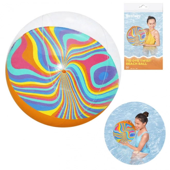 Bestway opblaasbaar strandbal Twist 46 cm