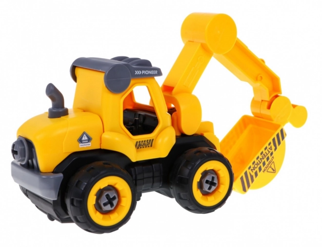 De monteerbare graafmachine met aandrijving voor kinderen van 3+ Elektrische schroevendraaier + aandrijfmodule + geluiden