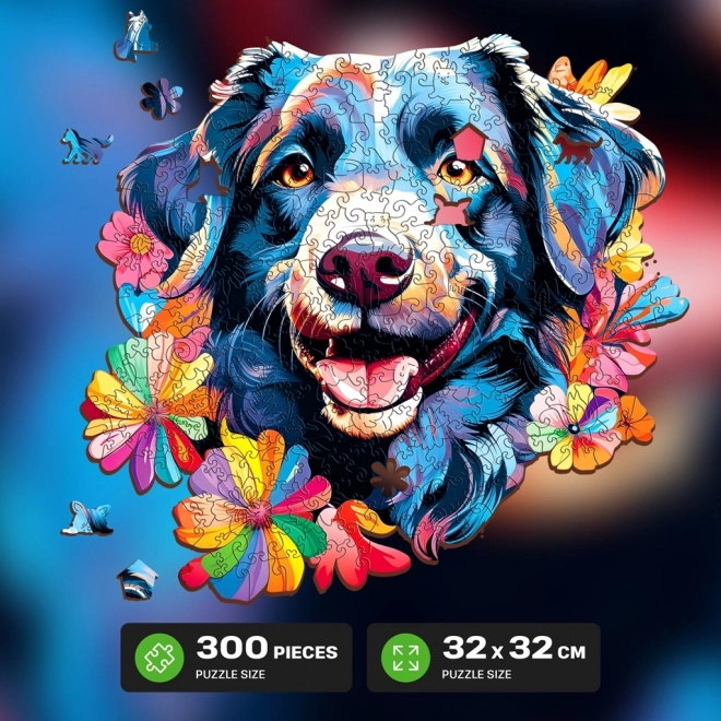 Houten puzzel Hond 500 stukjes