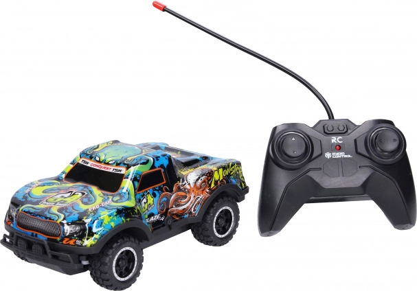 RC off-road car with remote control 17 cm