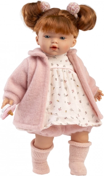 Llorens realistische sprekende pop met geluiden 33 cm