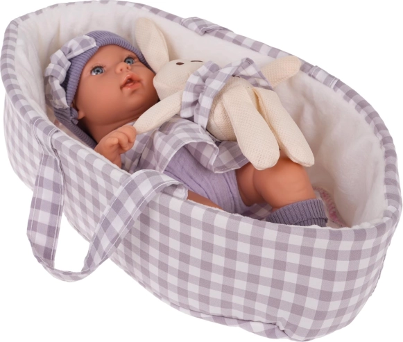 Baby doll set with accessories – Purple
