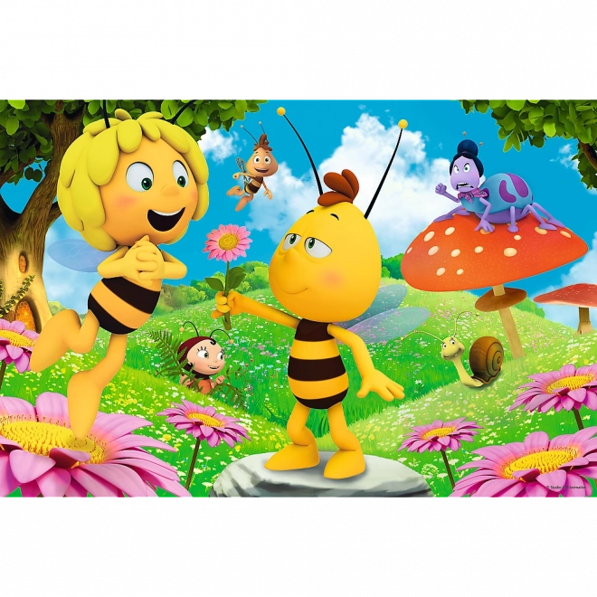 Puzzle Trefl Blumen für Maja, Biene Maja Märchen