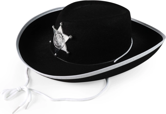 Kinder cowboyhoed met sherifster