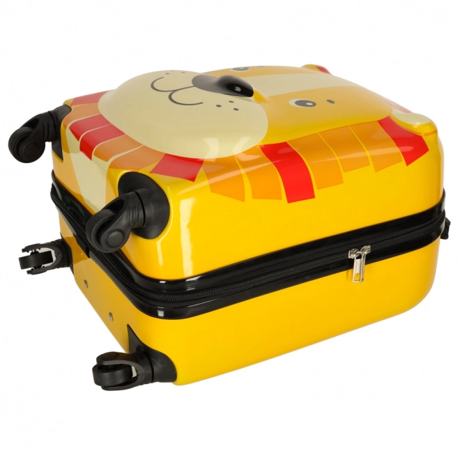 Valise de voyage pour enfants à roulettes lion