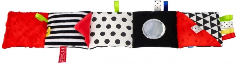 Various textures, ribbons, and crinkle sounds