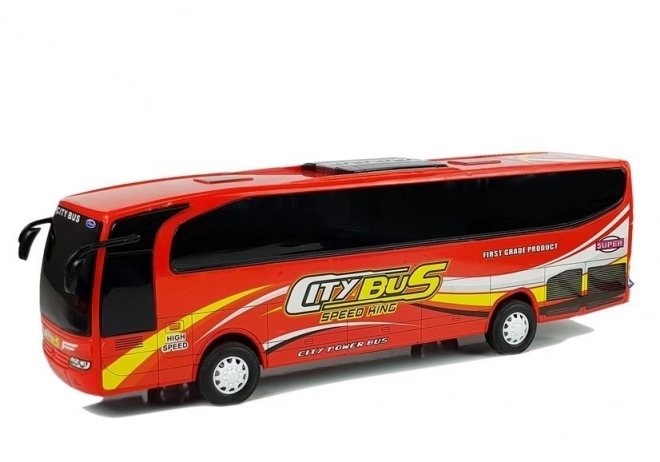 Stadsbus model rood 54cm