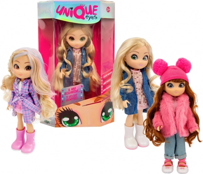 Unique Eyes Fashion Doll 25 cm