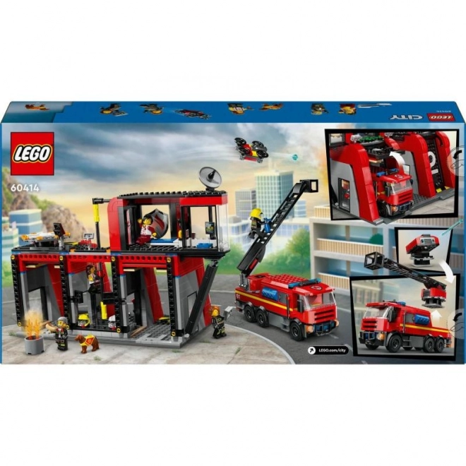 LEGO® City 60414 Station de pompiers avec camion de pompier