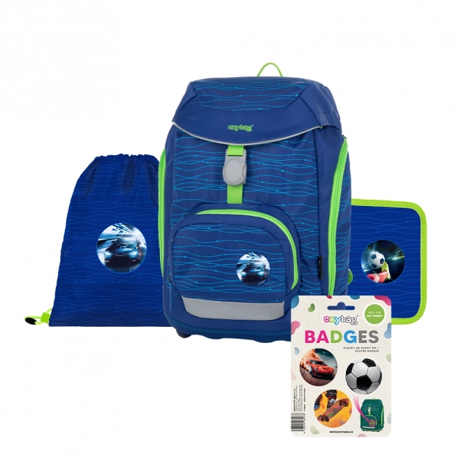 Set van 4 stuks OXY Sherpy Blauw