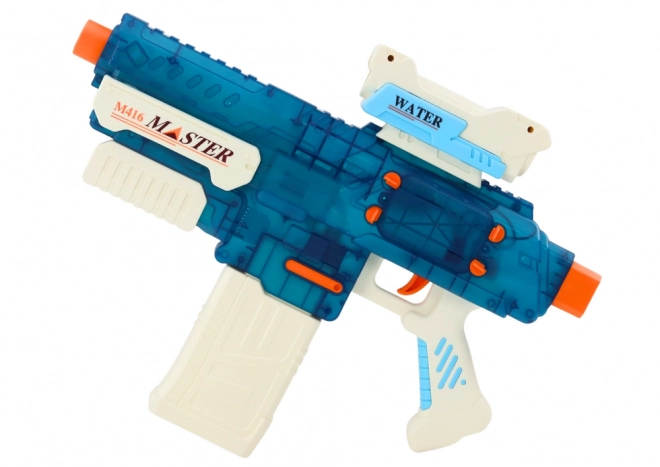 Waterpistool M416 op accu, 500 ml, bereik 8-10 m
