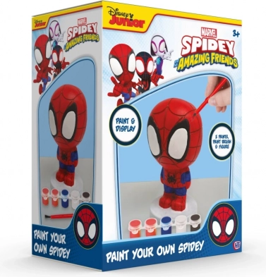 Spidey paintable figurine – creative set with paints and brush