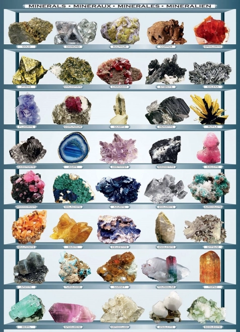 Puzzel Mineralen 1000 stukjes Eurographics