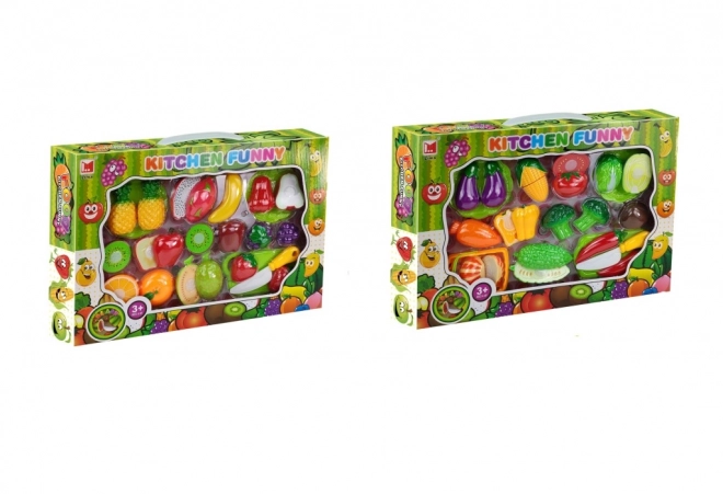 Fruit and Vegetable Cutting Play Set