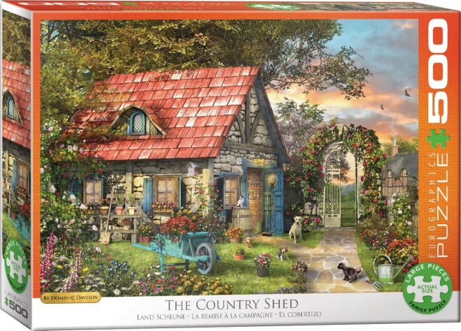 Puzzel Dorpsschuur XL 500 stukjes