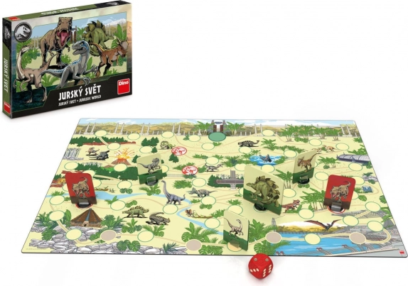 jeu de société pour enfants Jurassic World de Dino