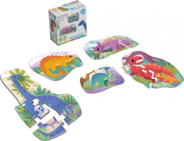 Großes Dinosaurier-Puzzle KukiKuk