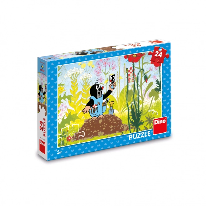 Mol in broek puzzel 24 stukjes