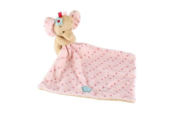 Pluche olifantje roze 25x25 cm – Roze