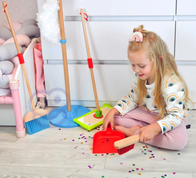 Houten schoonmaakset voor kinderen Tooky Toy