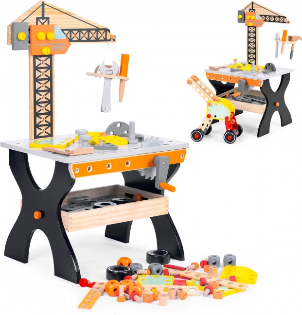Établi en bois pour enfants avec outils ECOTOYS